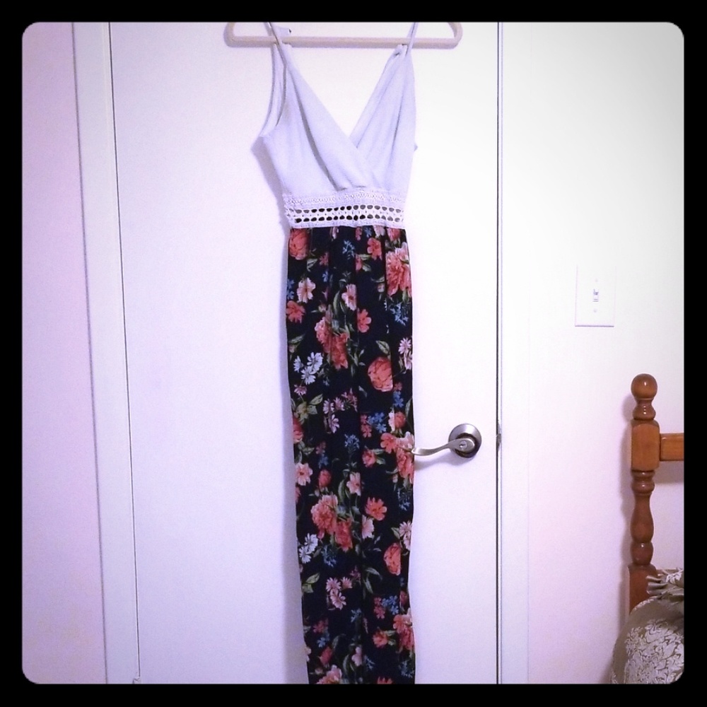 floral jumpsuit